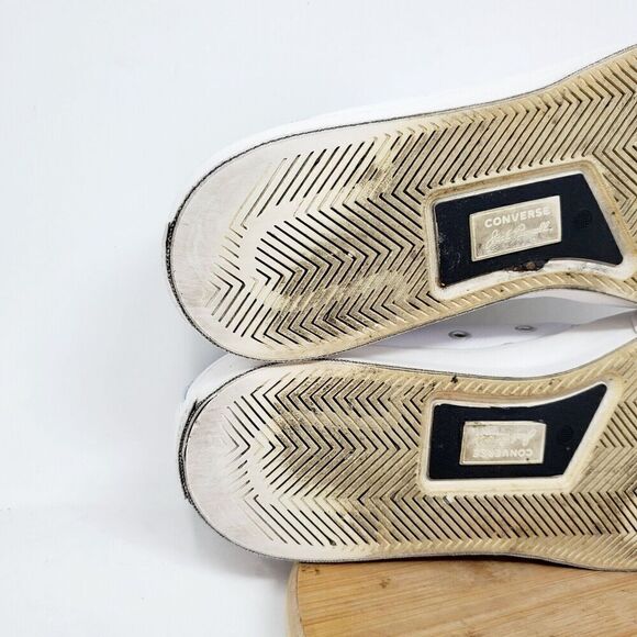 Converse Jack Purcell Sneakers Mens 11.5 Shoes White Leather Low Athletic Ox - Picture 12 of 15